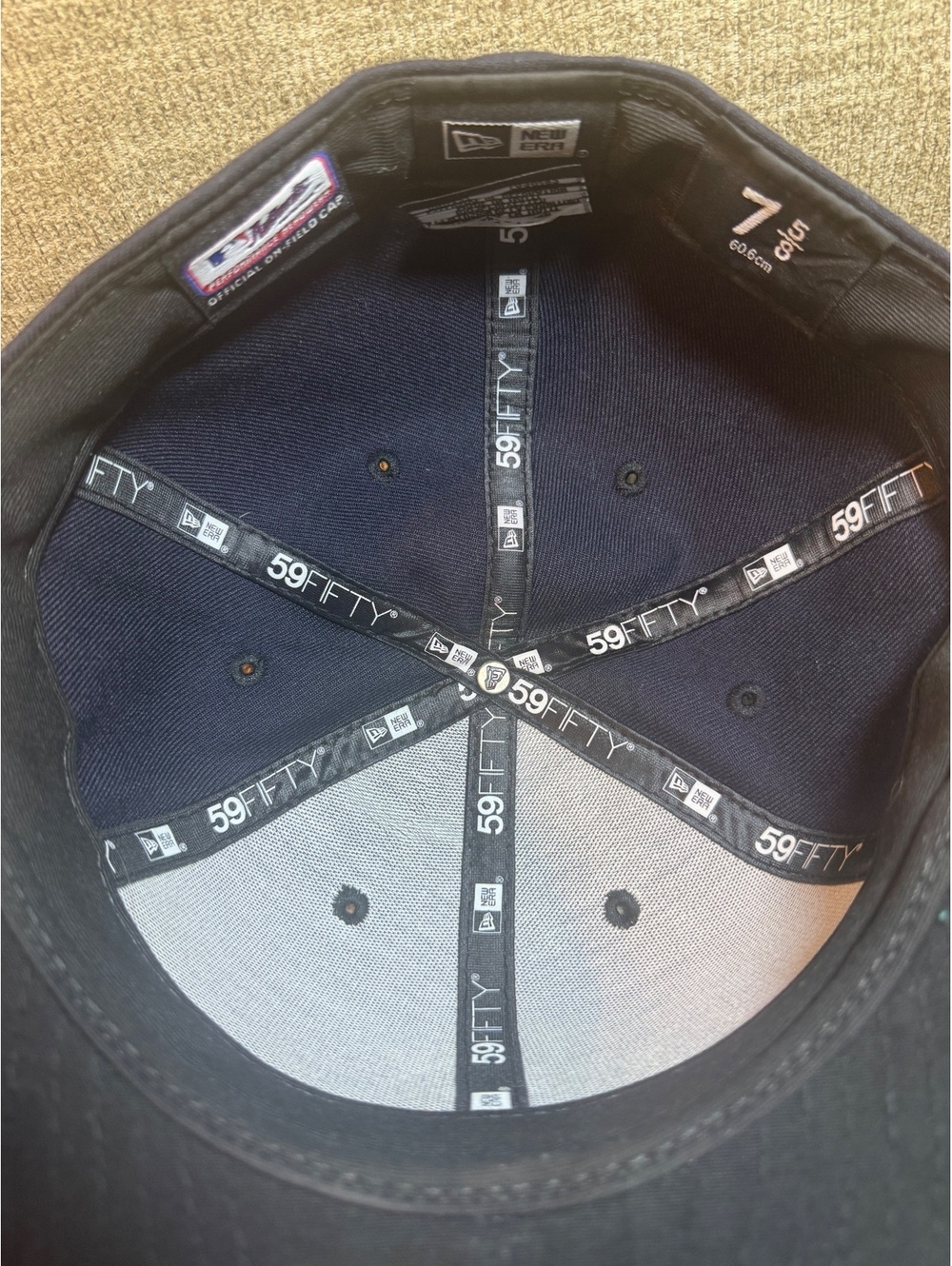 Seattle Mariners New Era 59FIFTY Fitted Hat - Size 7 5/8 - Picture 9 of 10